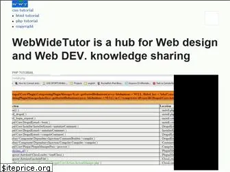 webwidetutor.com