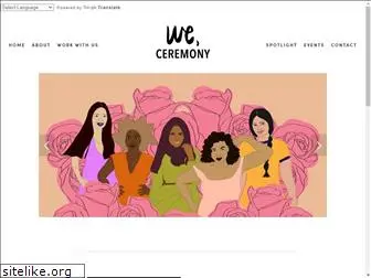 weceremony.com