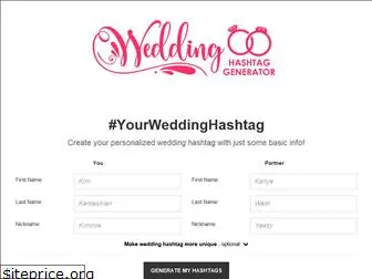 weddinghashtaggenerator.org