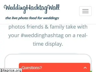 weddinghashtagwall.com