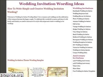 weddinginvitationwordingideas.com