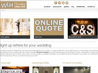 weddingletterhire.com