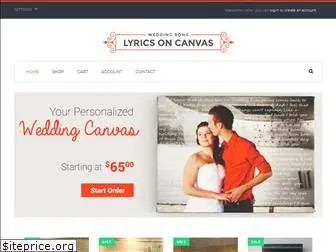 weddinglyriccanvas.com