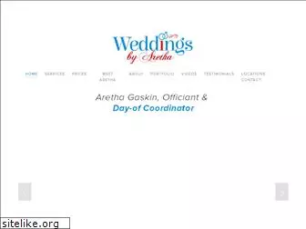 weddingsbyaretha.com