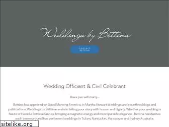 weddingsbybettina.com