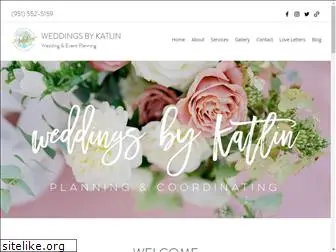 weddingsbykatlin.com