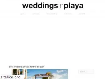 weddingsinplaya.com