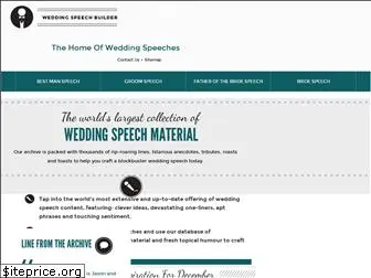 weddingspeechbuilder.com