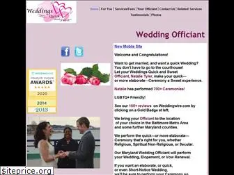 weddingsquickandsweet.com