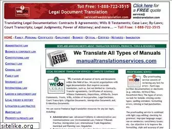 wedolegaltranslation.com