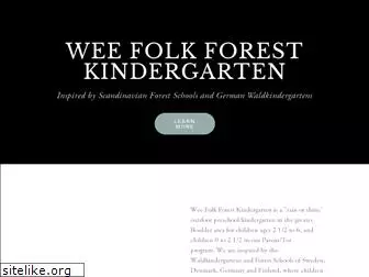 weefolkforestkindergarten.com