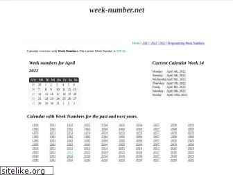 week-number.net