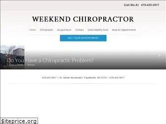 weekendchiropractor.com