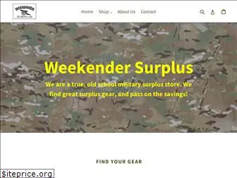 weekendersurplus.com