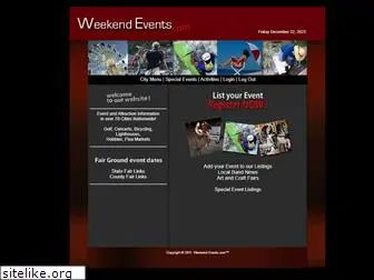 weekendevents.com