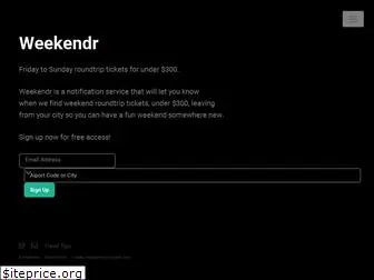 weekendr.io