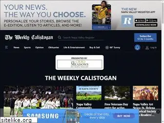 weeklycalistogan.com