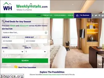 weeklyhotels.com