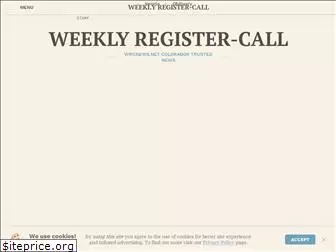 weeklyregistercall.com