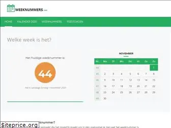 weeknummers.com