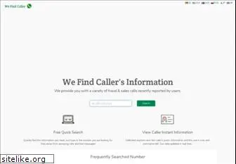 wefindcaller.com