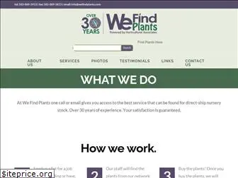 wefindplants.com