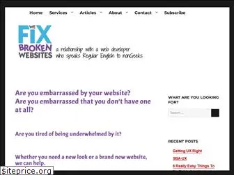 wefixbrokenwebsites.com