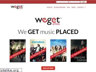 wegetartists.com