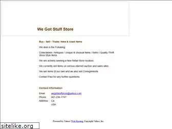 wegotstuffstore.com