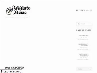 wehatemusic.org