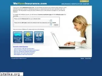 wehaveinsurance.com