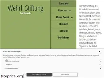 wehrli-stiftung.ch