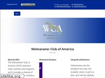 weimaranerclubofamerica.org
