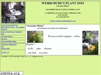 weirddudesplantzoo.com