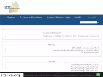 weiterbildung-allgemeinmedizin.de