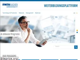 weiterbildung.rwth-aachen.de