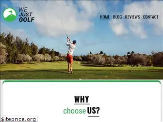 wejustgolf.com