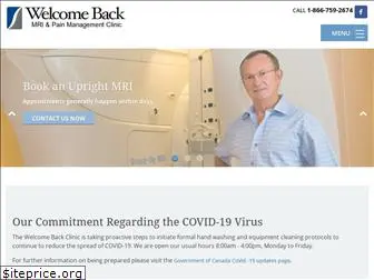 welcomebackclinic.com