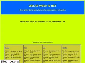 welke-week.nl