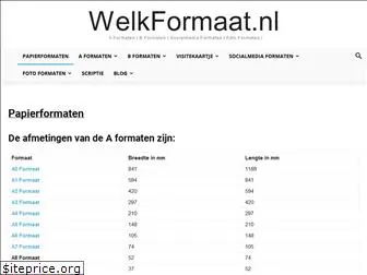 welkformaat.nl