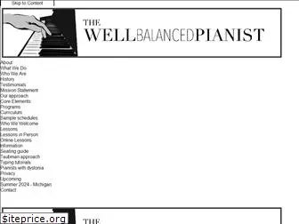 wellbalancedpianist.com