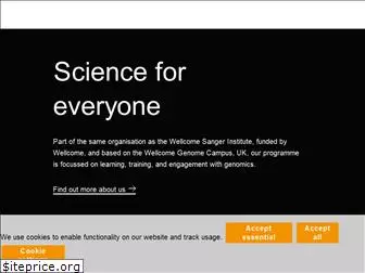 wellcomeconnectingscience.org