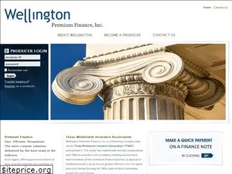 wellingtonpremiumfinance.com