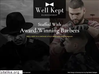 wellkeptbarbershop.com