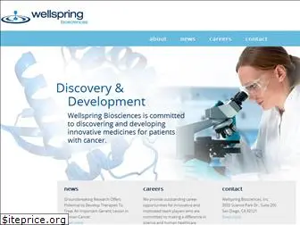 wellspringbiosciences.com