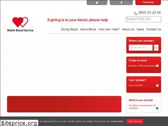 welsh-blood.org.uk