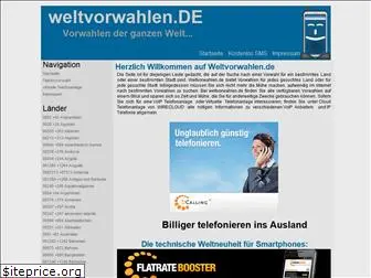 weltvorwahlen.de