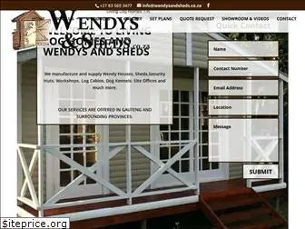 wendysandsheds.co.za
