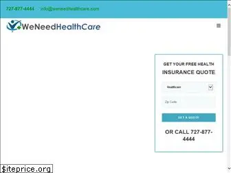 weneedhealthcare.com