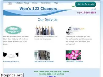 wens123cleaners.com